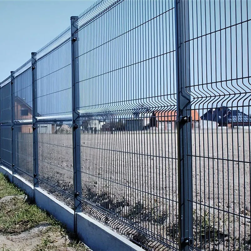 Round-Post 3D Mesh Panel