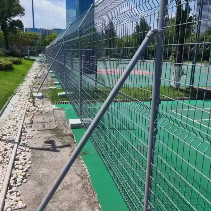 Round-Post 3D Mesh Panel