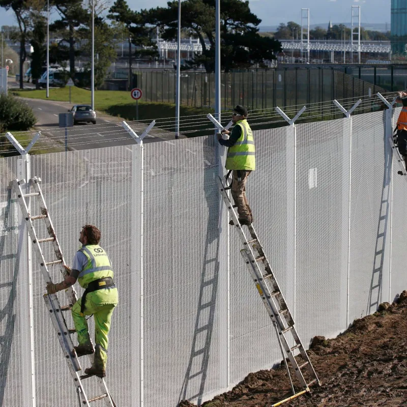 Heavy-Duty Industrial Anti-Climb Fencing
