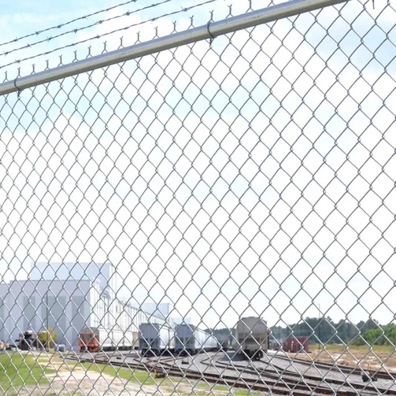 Heavy-Duty Commercial Chain Link Fence