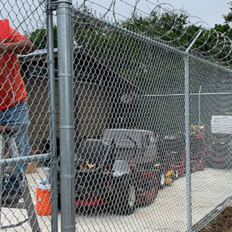 Heavy-Duty Commercial Chain Link Fence