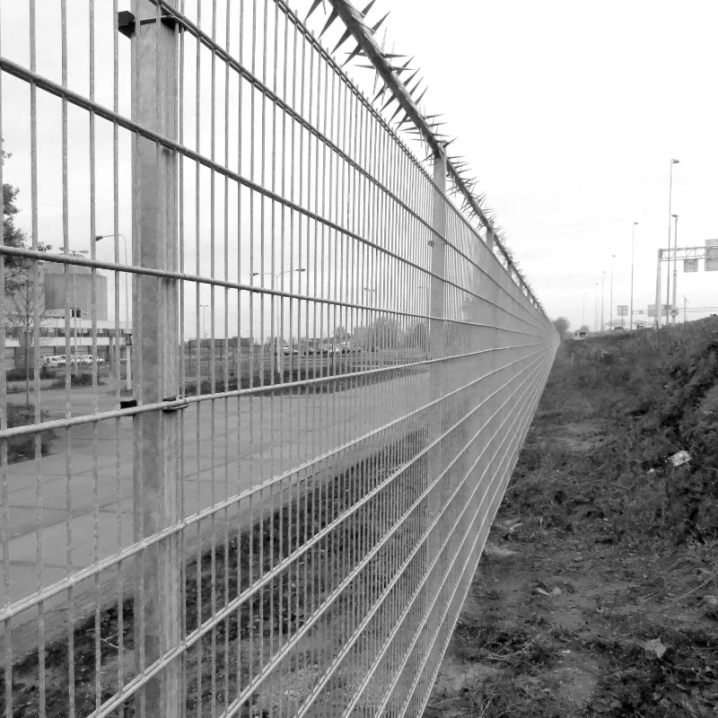 Twin Wire Galvanized Security Fence