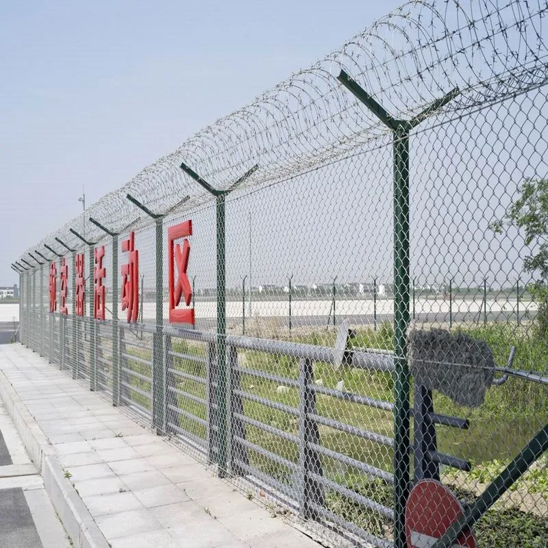 Galvanized Chain Link Security Fence