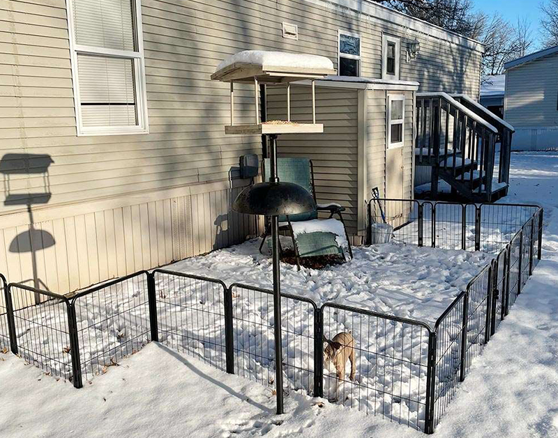 FlexiFence Portable Dog Kennel Fence with Carry Bag