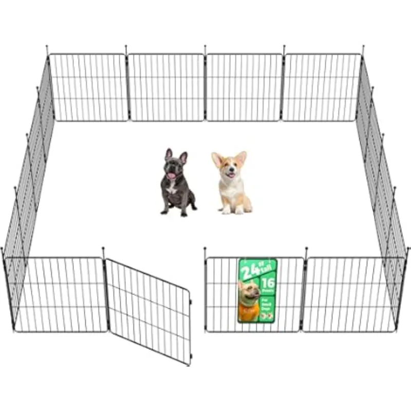 FlexiFence Portable Dog Kennel Fence with Carry Bag