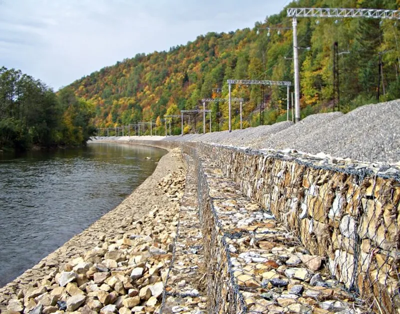 EcoRiver Flexible Riverbank Gabion System