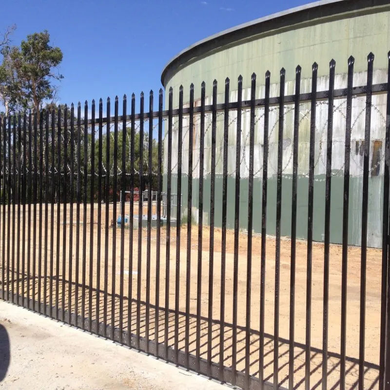Galvanized Steel Security Fence
