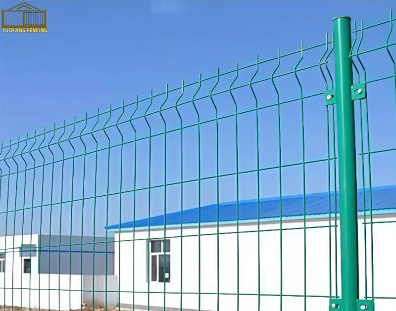 Round-Post 3D Mesh Panel: Robust Security with Modern Aesthetics